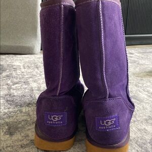UGG Classic Purple Suede Boots